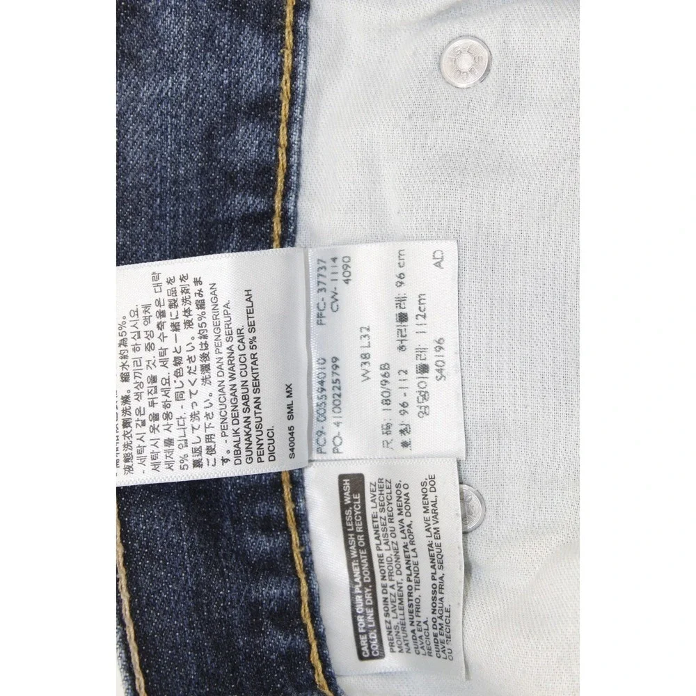Levi's 559 Jeans Mens 38x32 Blue‎ Medium Wash Straight Leg Relaxed Fit